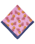 J.McLaughlin Silk-Blend os Square, Pocket Pineapple