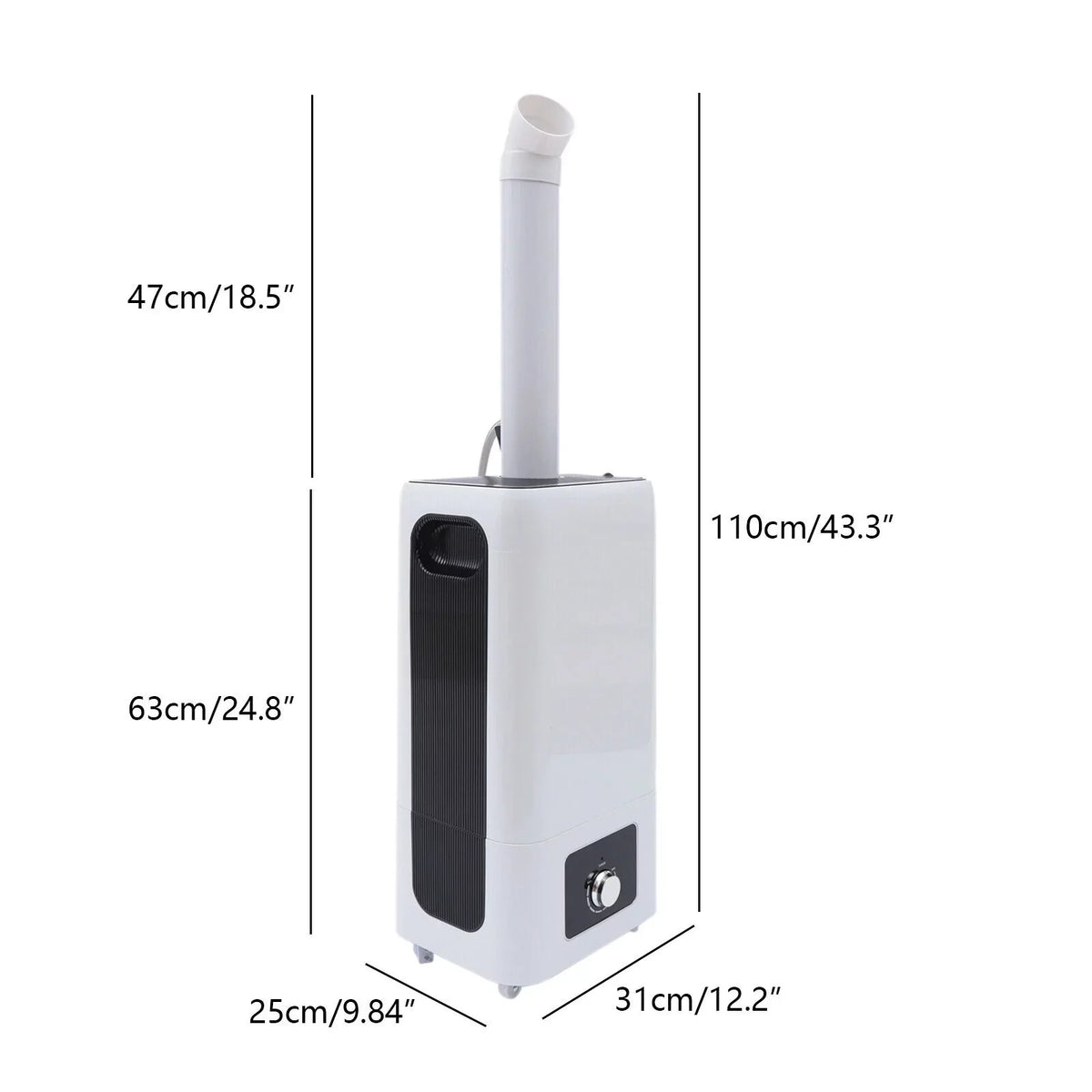 Floor Gal Room Large for Ultrasonic 110W 6.29 Humidifier Type Sprayer Industrial Fichiouy