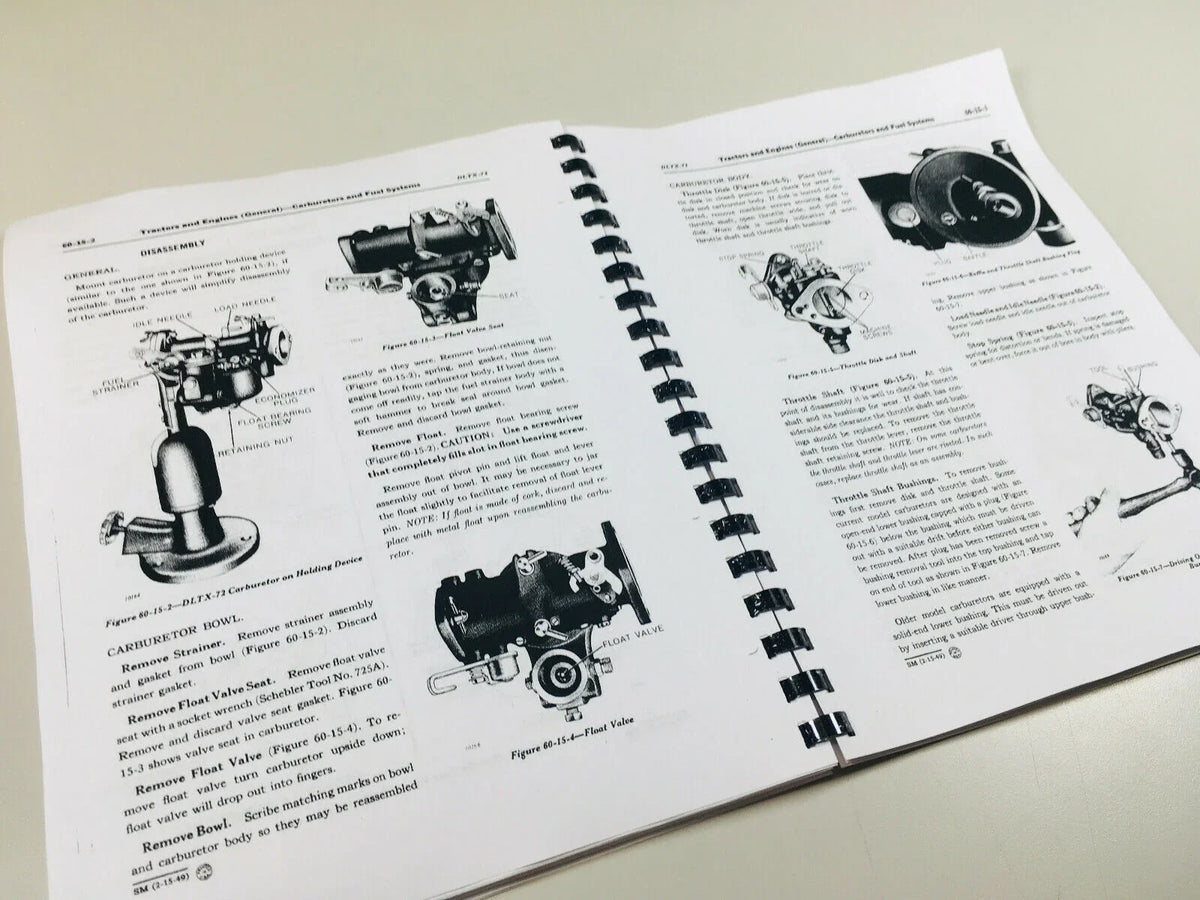 Tractors Engines Deere Sm-2000 General John Service For Manual &