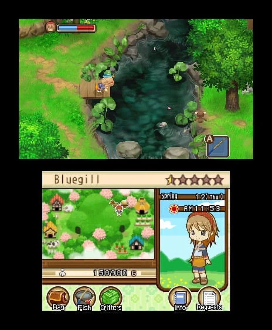 3DS Harvest Two of Tale - Nintendo Towns Moon: