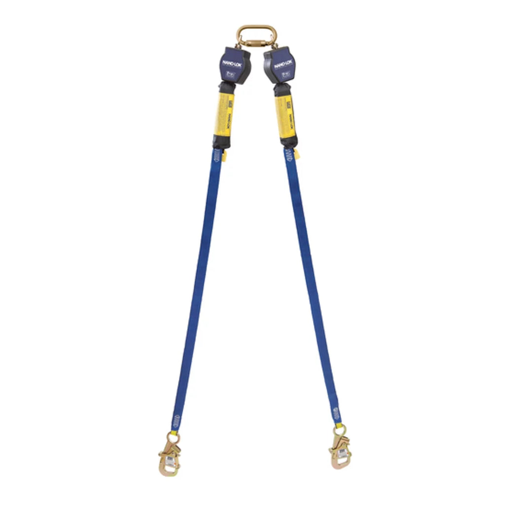 ft. Connect 3101374, Nano-Lok™ Twin-Leg Web 3M™ DBI-SALA® Lifeline, 9 Self (2.7m) Tie-Back Retracting Quick