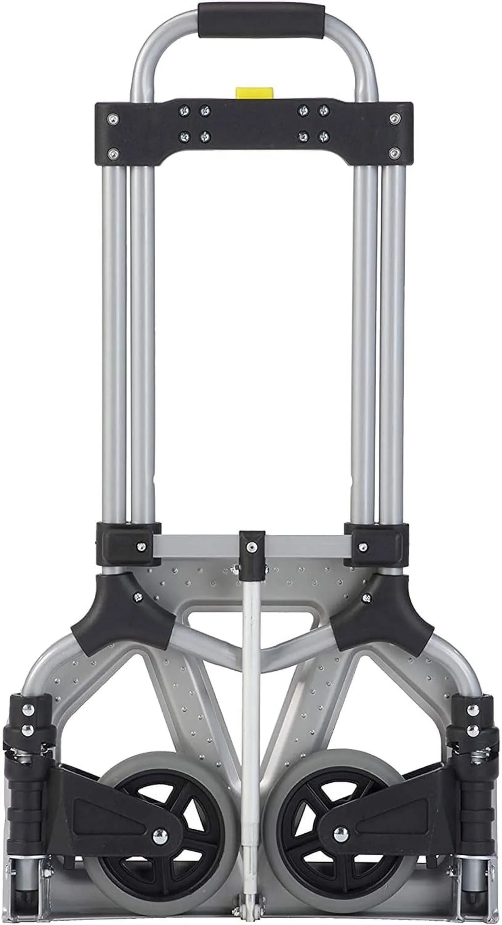 Truck Cart Personal W/Telescoping 160Lb Folding Capacity Luggage MCI Handle, Pack) Steel Hand Silver/Black (2