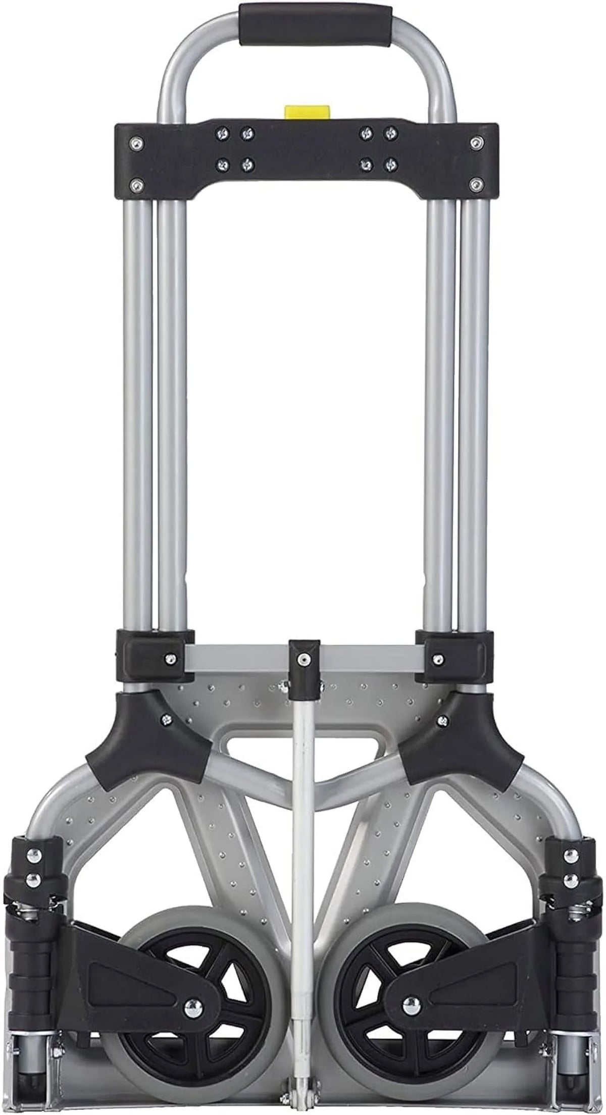 Truck Cart Personal W/Telescoping 160Lb Folding Capacity Luggage MCI Handle, Pack) Steel Hand Silver/Black (2