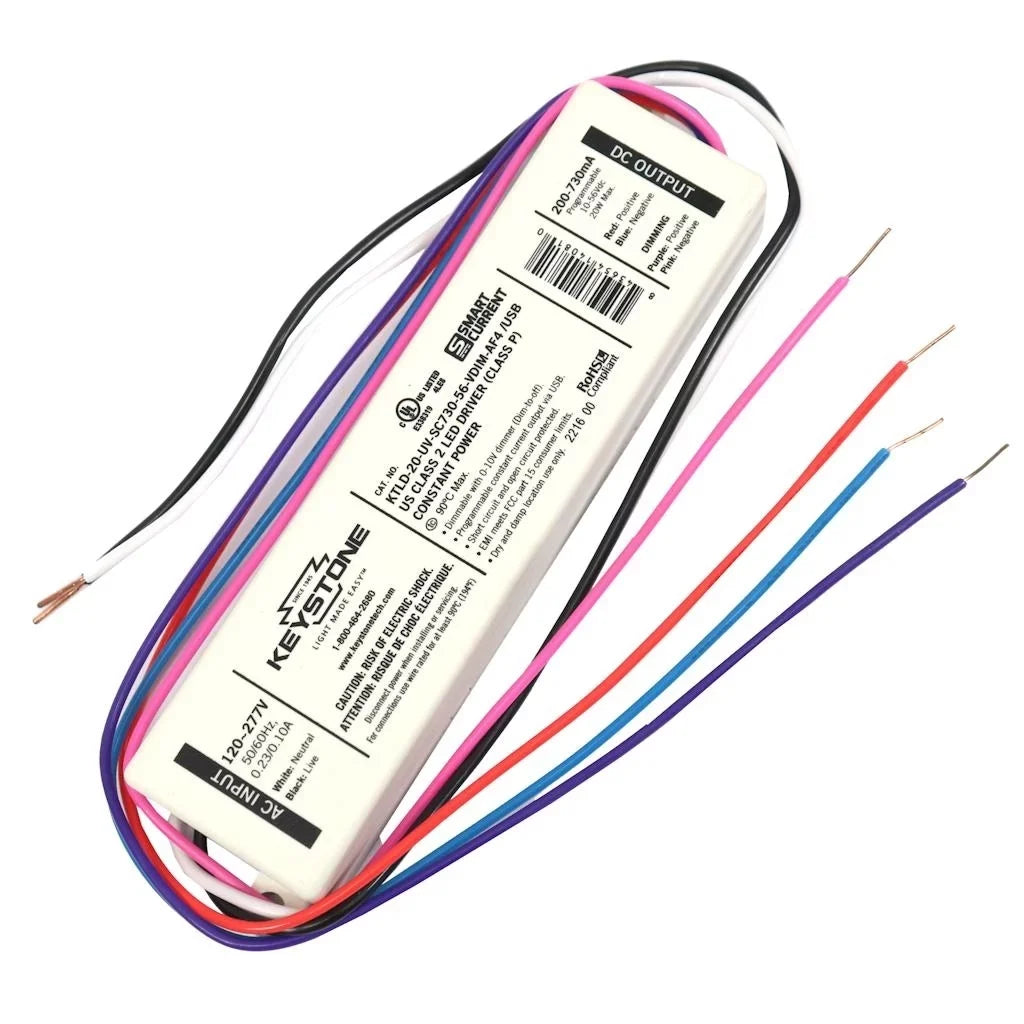 /USB) Smart (KTLD-12-UV-SC500-56-VDIM-AF1 Keystone Constant 120/277 volt watt Current Current 14080 - 12