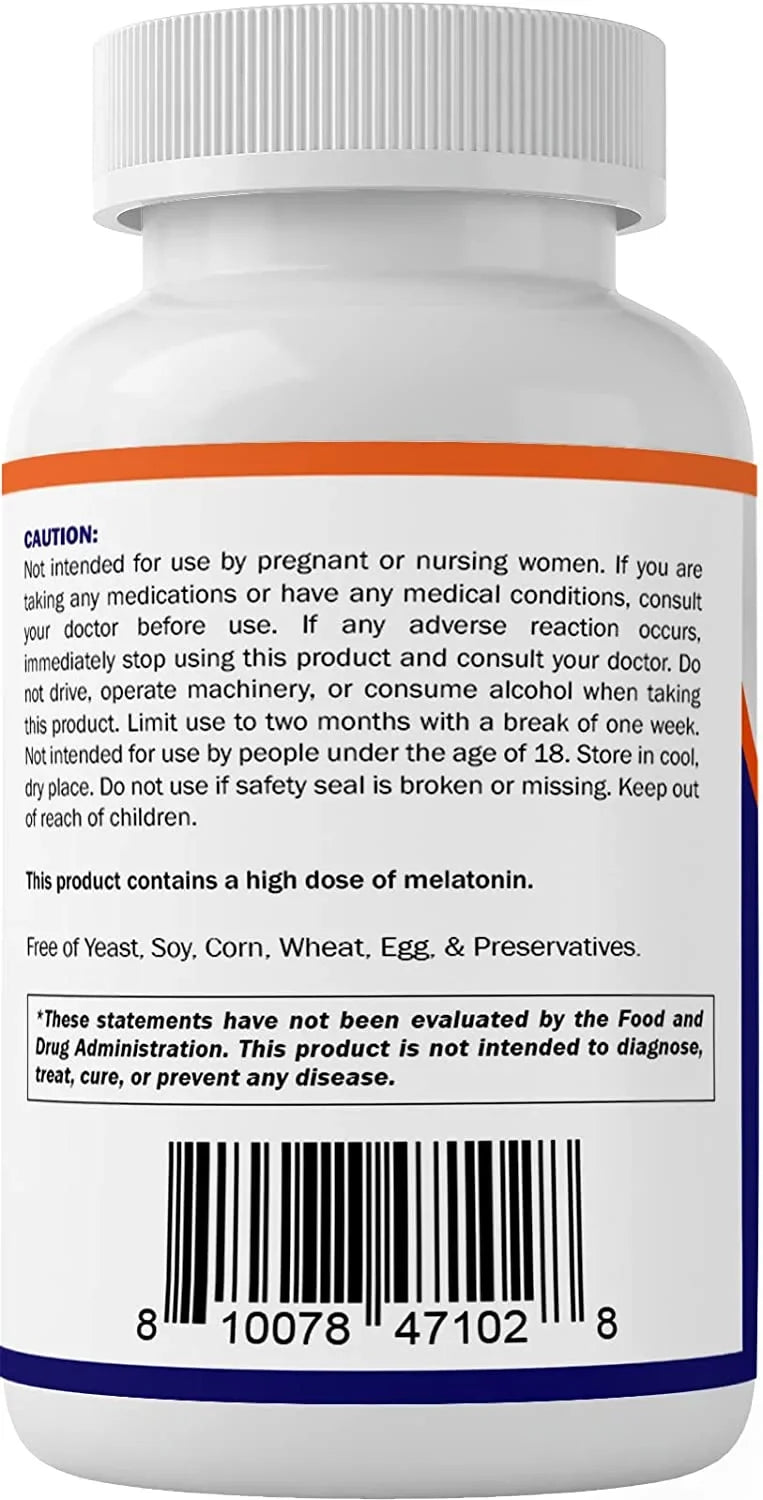 Fast Non-GMO, 60mg Tablets Dissolve Tablets - Berry Vegan Natural Forming Melatonin 60 Gluten Flavor (2 Bottles) Non-Habit - Vitamatic - Free