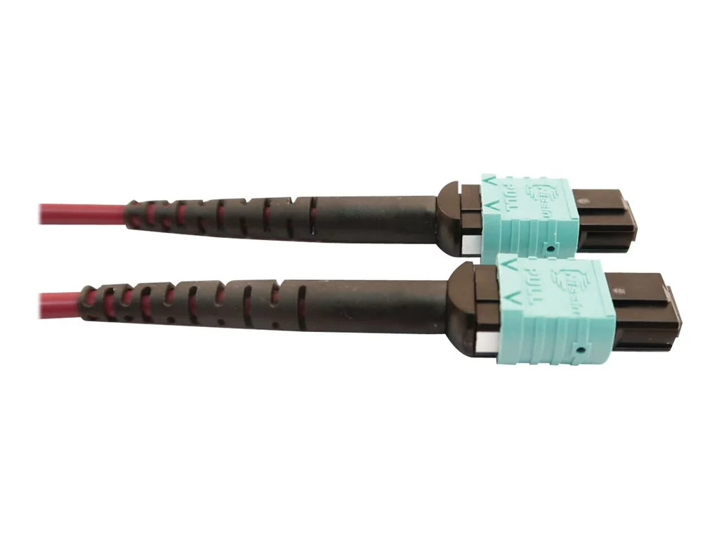 Multimode m - Lite m - (F/F), optic / to (F) MTP/MPO/APC 16F Eaton 50 Optic MTP/MPO-APC 3 MTP/MPO/UPC - Network 125 multi-mode Fiber 50/125 - 12F micron (x2) - Series (F) Tripp OM4 to multi-mode Magenta, Cable, 400G MTP/MPO-UPC fiber - cable 3 Plenum
