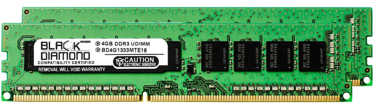 Diamond 1333MHz PC3-10600 Module Black 2X4GB Memory Memory RAM 8GB 5000 for 240pin 5016I-MTF DDR3 SuperMicro Upgrade UDIMM SuperServer