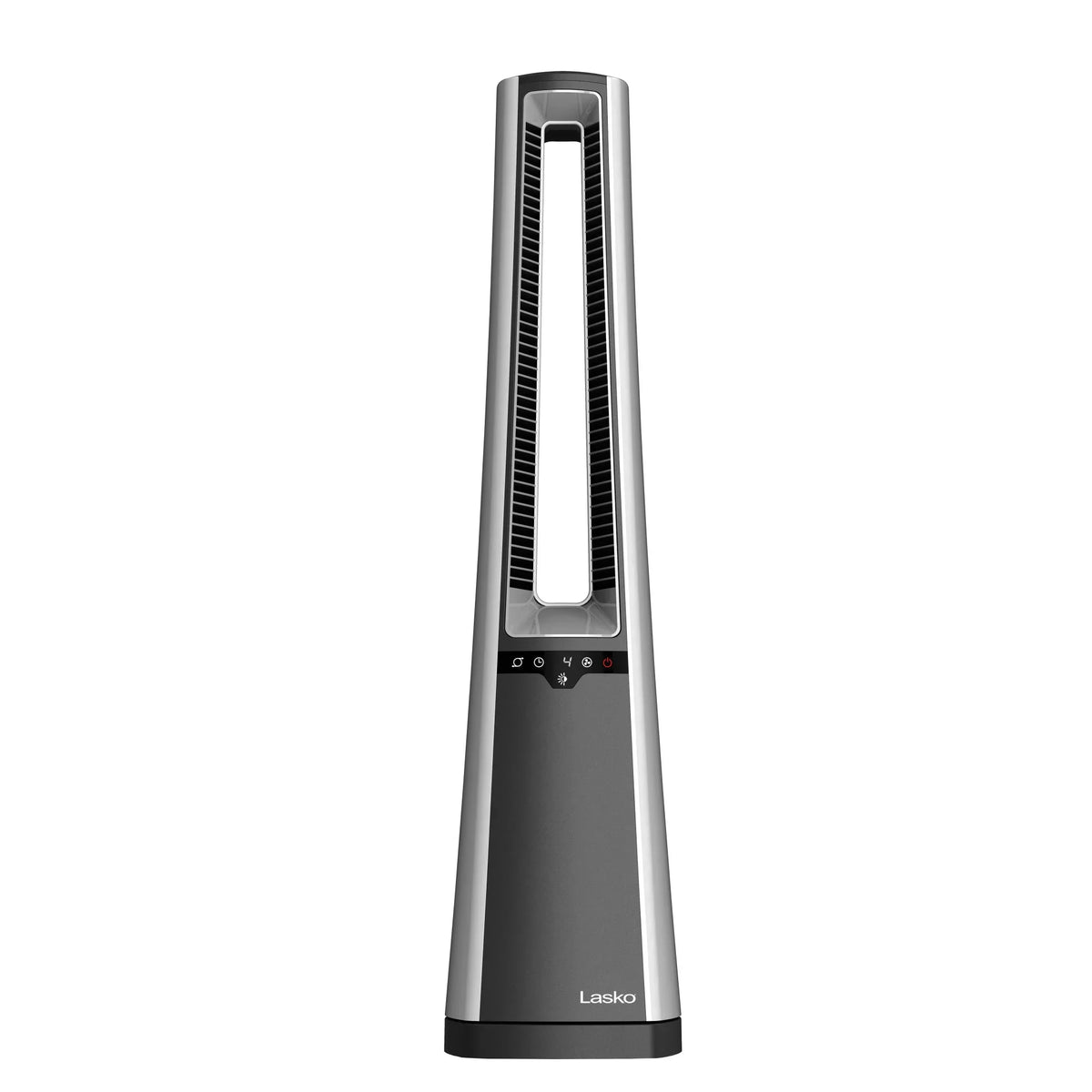 Timer Oscillating Fan Tower Bladeless Lasko and 36" AC615, 4-Speed with New Remote, Gray,