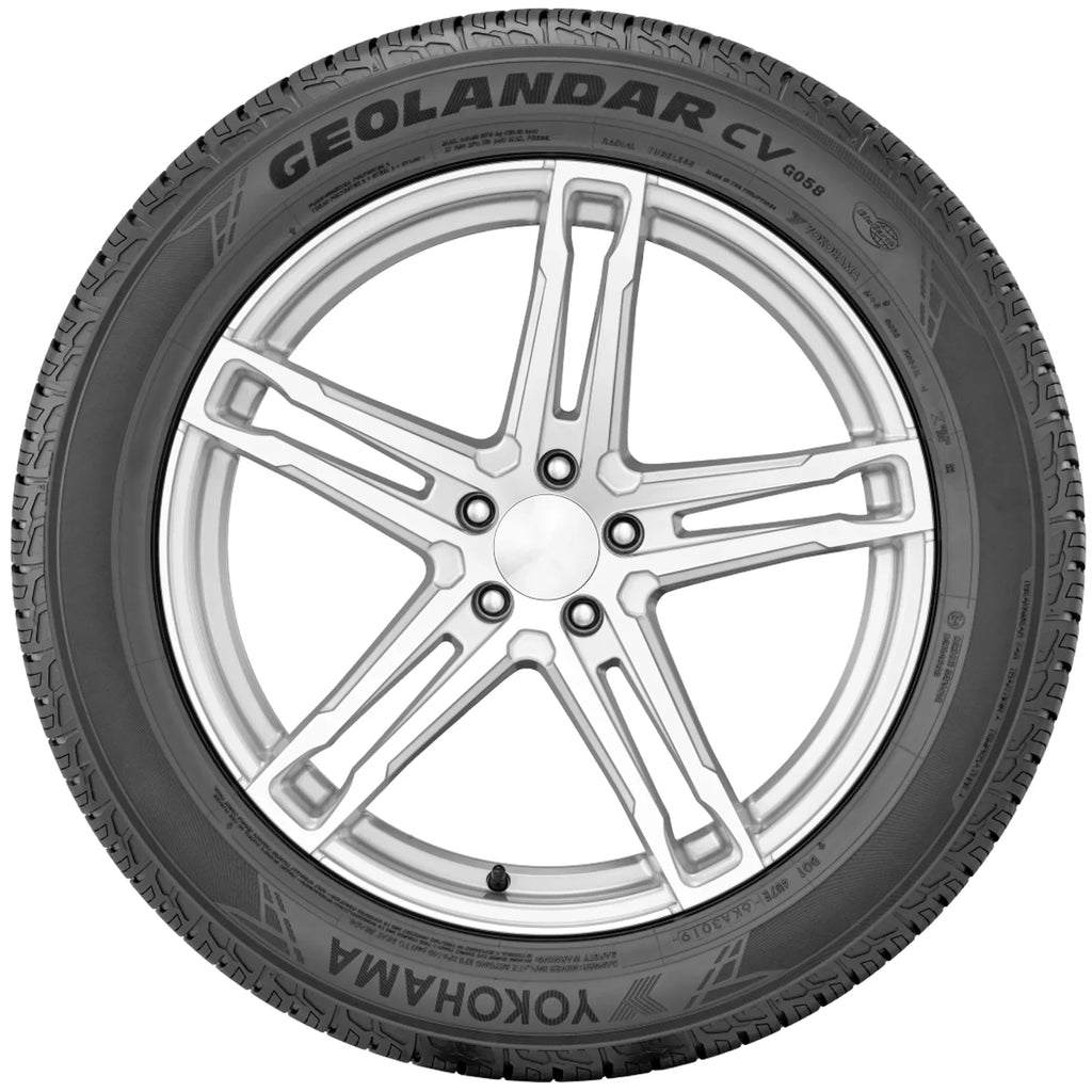 All G058 BW Tire 235/60R18XL CV Geolandar Yokohama 107V Season
