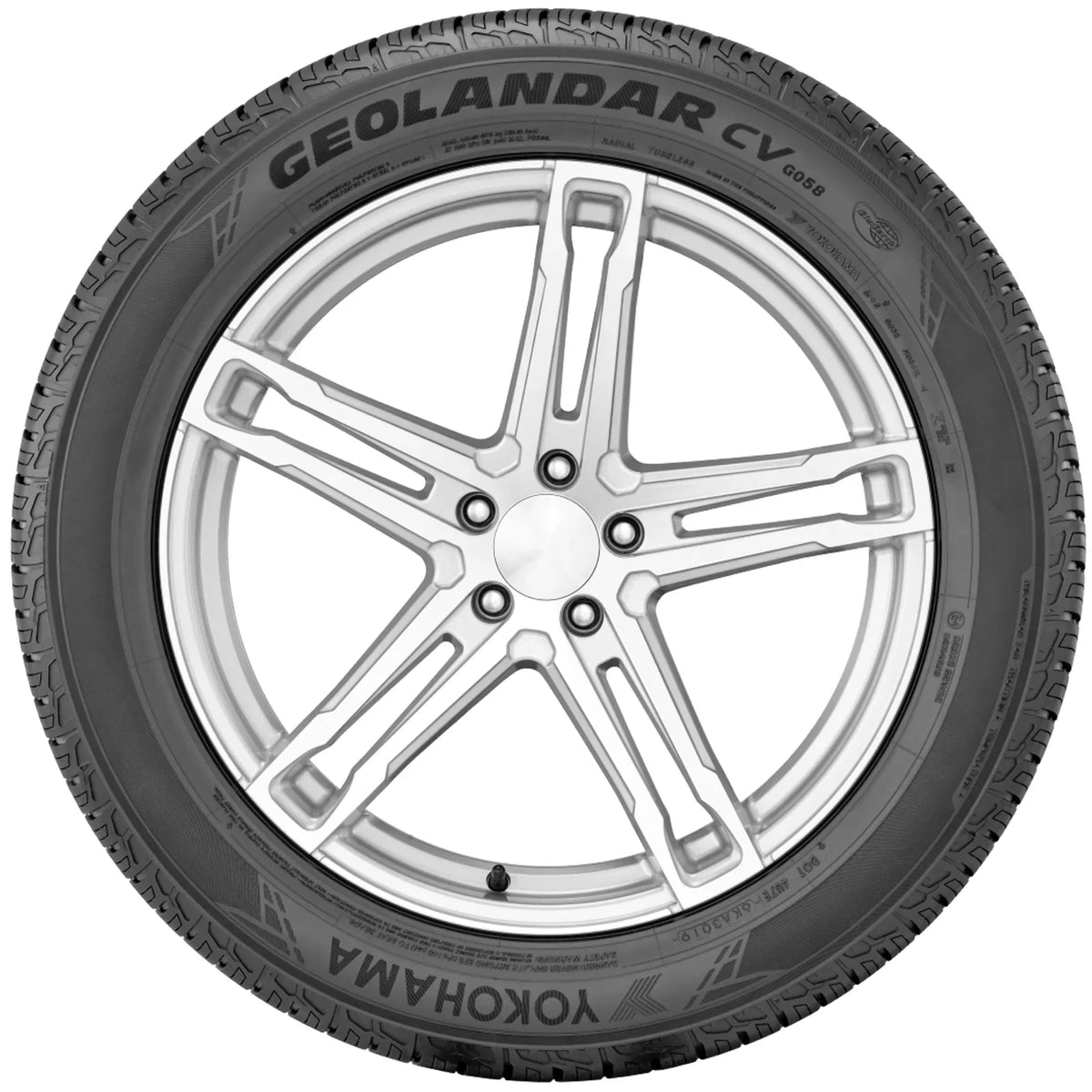 All G058 BW Tire 235/60R18XL CV Geolandar Yokohama 107V Season