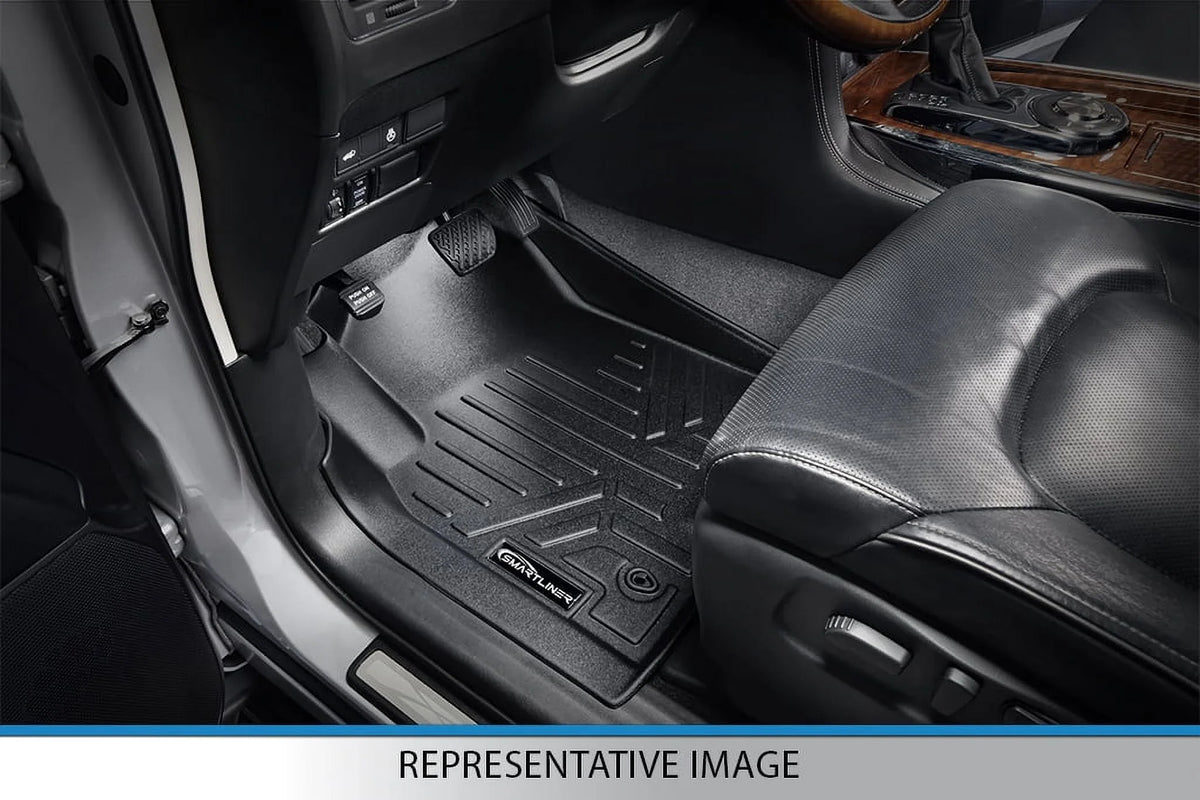 All Set Weather 3 Chrysler Black Mats 2017-21 Pacifica Rows Smartliner Floor for
