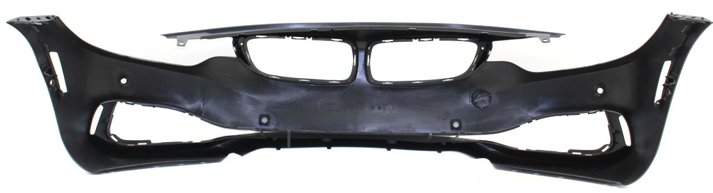BMW Front PDC 2014-2017 4-SERIES BUMPER For with and Compatible COVER Convertible/Coupe/Hatchback Sensor Camera Primed Holes