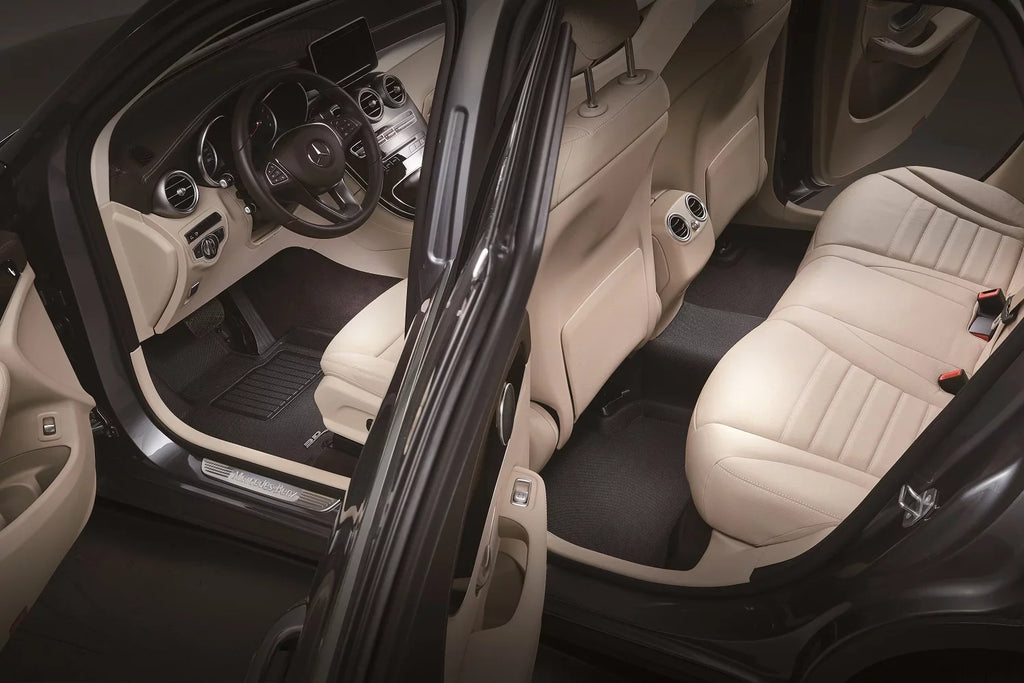 CX-9 Mat Full 2016-2023 Set KAGU Floor MAZDA compatible with MAXpider - (BLACK) 3D