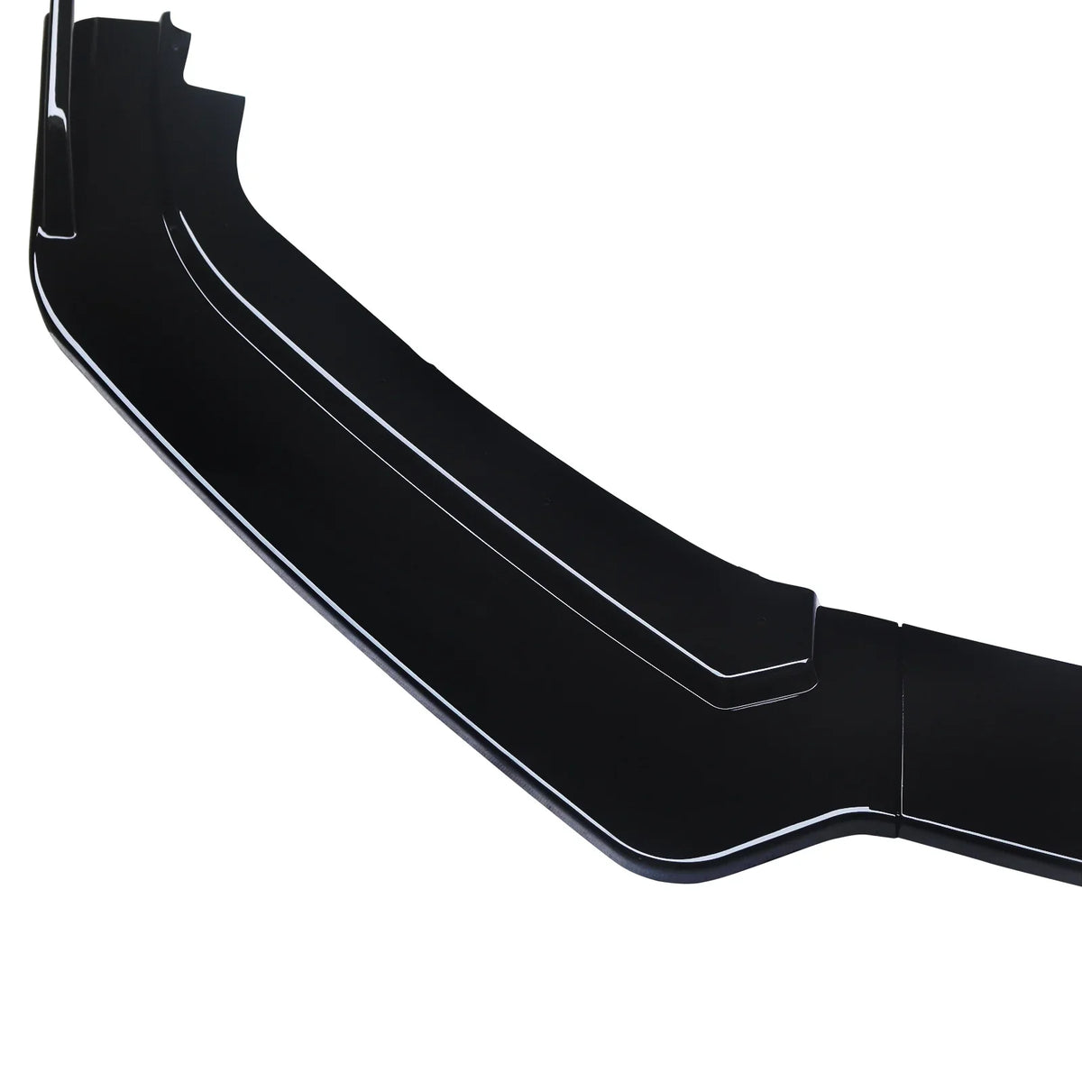 Bumper Gloss Front 2017-2023 for 3PCS NINTE Infiniti Q60 Black Lip