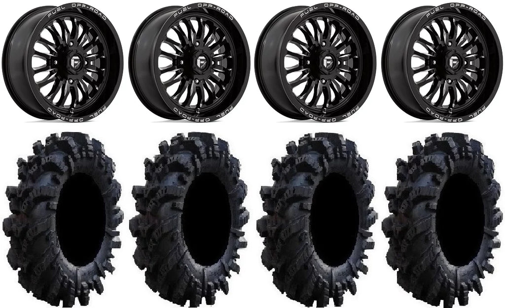 Polaris XP PRO XP Intimidator Black Wheels RZR 1000 XP Ranger Tires / / 36" Fuel ARC 18" 900/1000