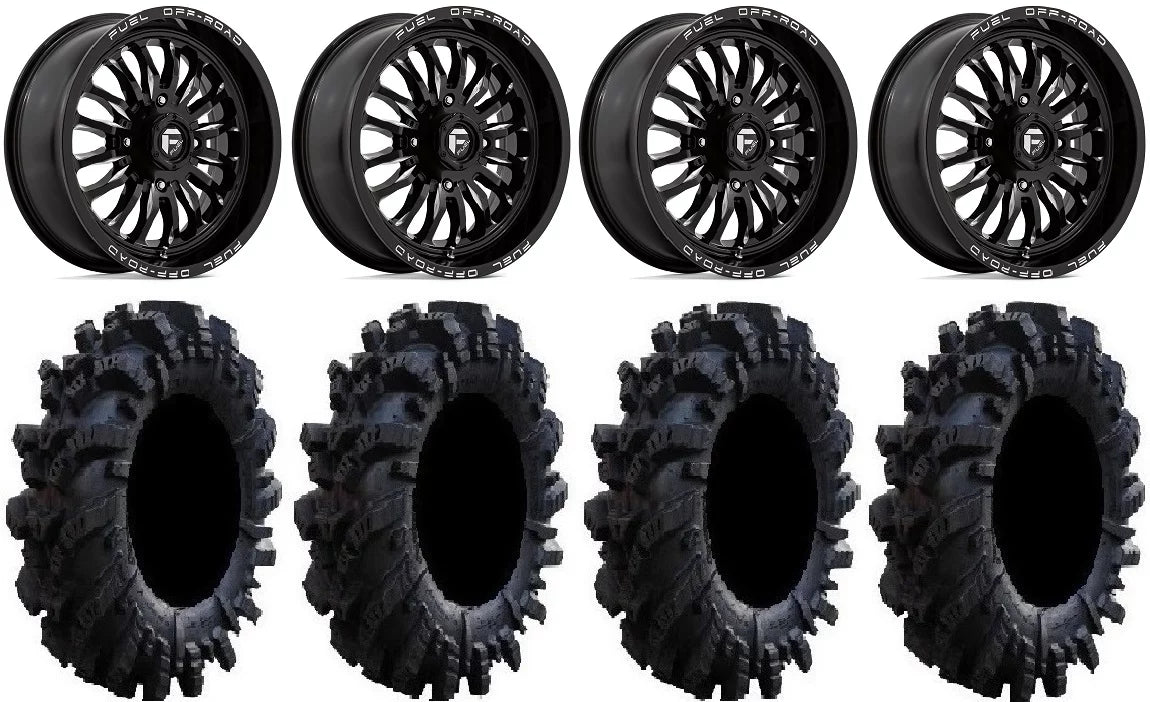 Polaris XP PRO XP Intimidator Black Wheels RZR 1000 XP Ranger Tires / / 36" Fuel ARC 18" 900/1000
