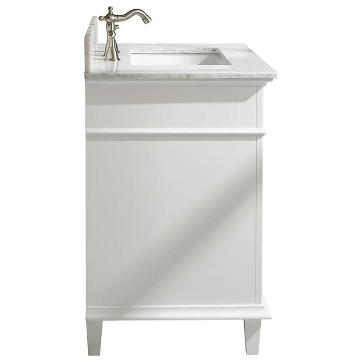 Legion Wood Furniture Sink MDF/Veneer Cabinet Vanity Contemporary in White 30"