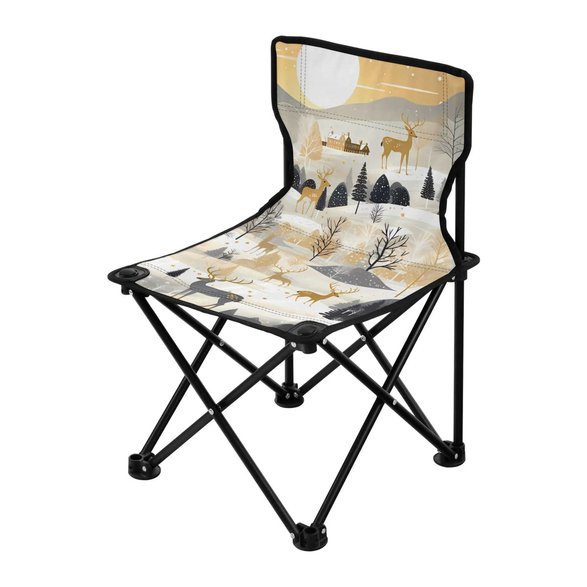 Bag Lawn Forest Golden Chair Chair Chair Beach Carry Camping Portable Kids Folding Deers in Chair Small with Fishing Outdoor for