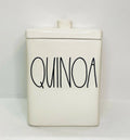 Letter by Square with Lid Ceramic Rae Dunn Magenta QUINOA LL Canister