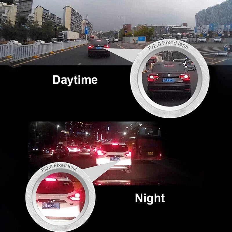 and Parking Car Lens Front and Touch HD Dual Recorder Camera G-Sensor, Video Screen Monitoring Dash Cam 1080P Driving DVR 4" Xhy Rear Detection Motion