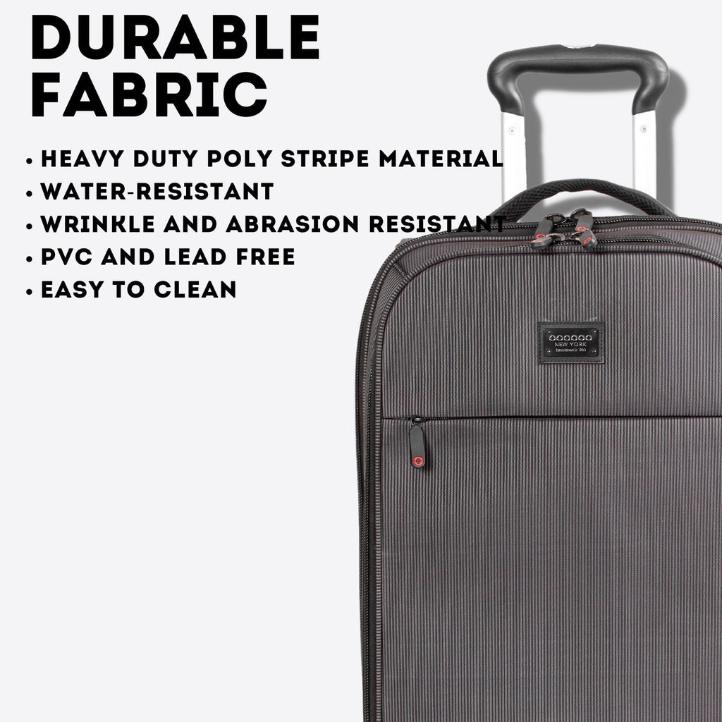 Business and J Bay Backpack Rolling for World Black Carry-on Travel Commute,