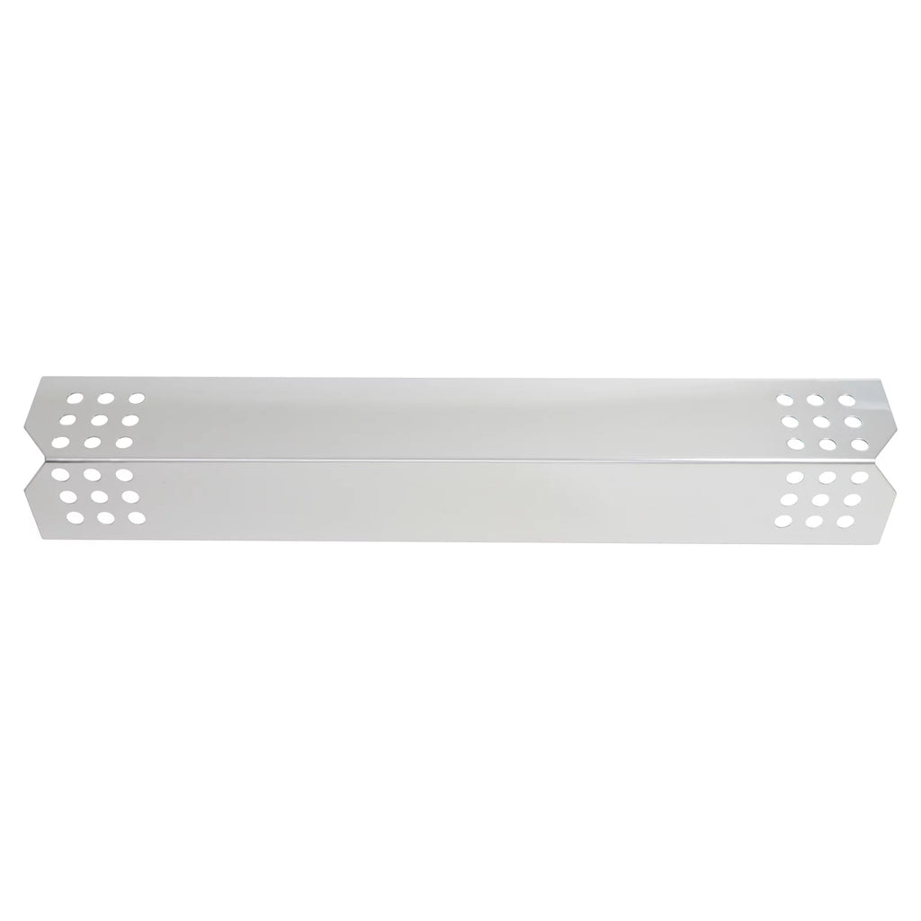 Vaporizer Parts 16 Tamer, Cover 1/8" Guard, Deflector, Barbeque BBQ Plate Burner Stainless Heat Compatible Grill 2-Pack Replacement Flame for Tent - Flavorizer 720-0720 Steel Bar, Bar, Nex Shield