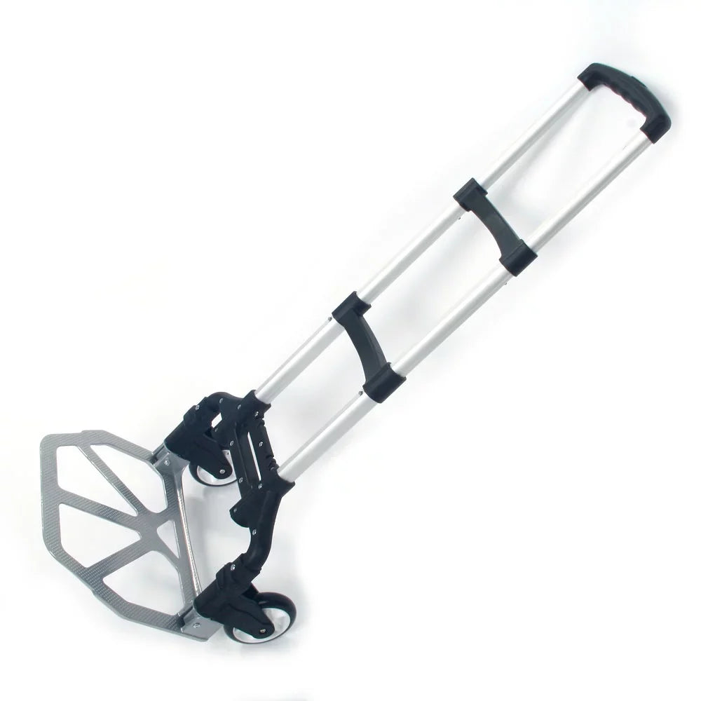 Foldable Trolley, Luggage, Carry Telescopic with Portable Black Rod, for GoDecor