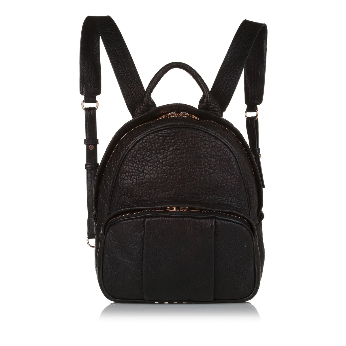 Backpack (Good) Calf Unisex Dumbo Alexander Wang Authenticated Pre-Owned Black Leather