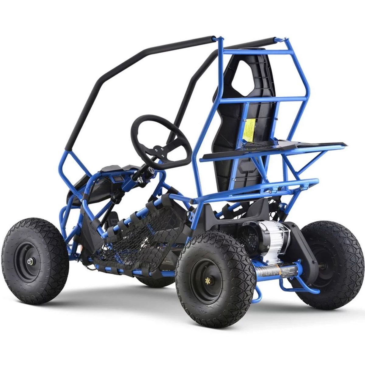 Blue 36v Kart 1000w Electric MotoTec Maverick Go