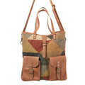 handbag TOTE bag Upcycled women KB Wool OHLAY western KB342 purse Genuine Leather