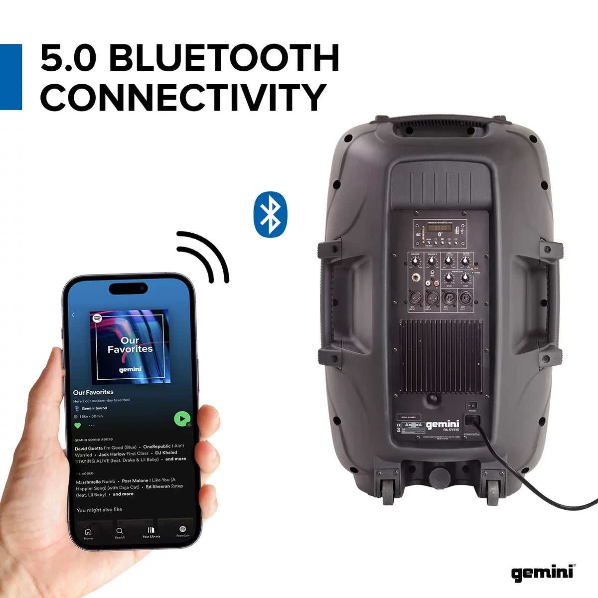 Complete Speaker Dual Gemini PA Package PA-SYS15