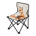 with for Outdoor Chair Beach Leaves Small Chair Bag Chair Carry Portable Folding Lawn Chair Camping Kids Autumn Fishing Fox with