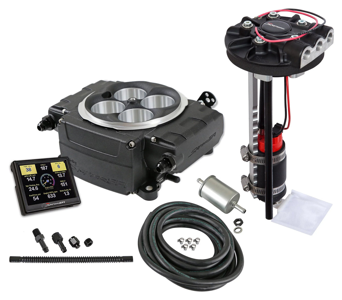 EFI - Module EFI Holley 3.5 Screen Sniper - - 550-511-3XD - Sniper Drop-In 2 Without in. Black PDM