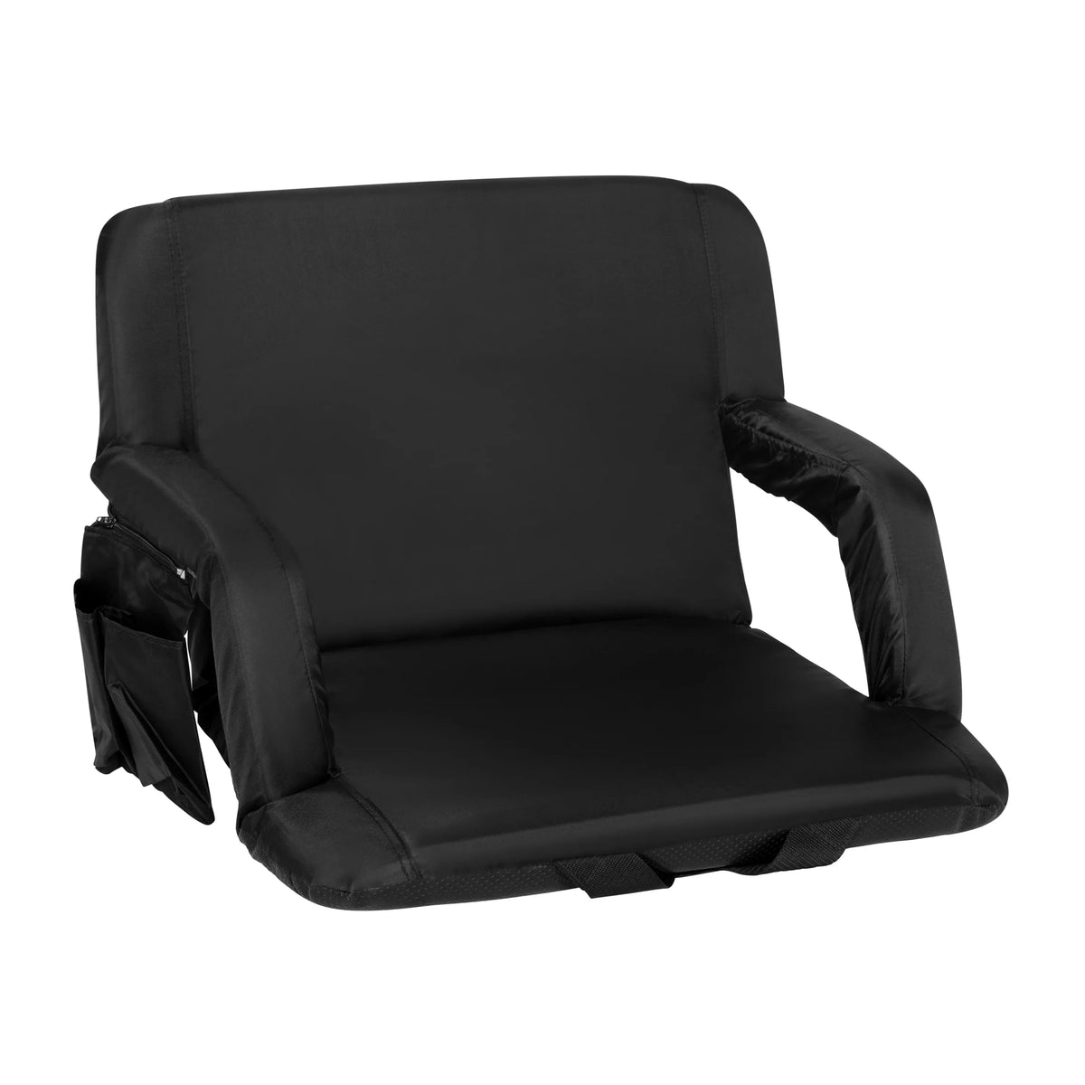 Flash Stadium Black Wide Furniture Extra Chair, Fabric Malta