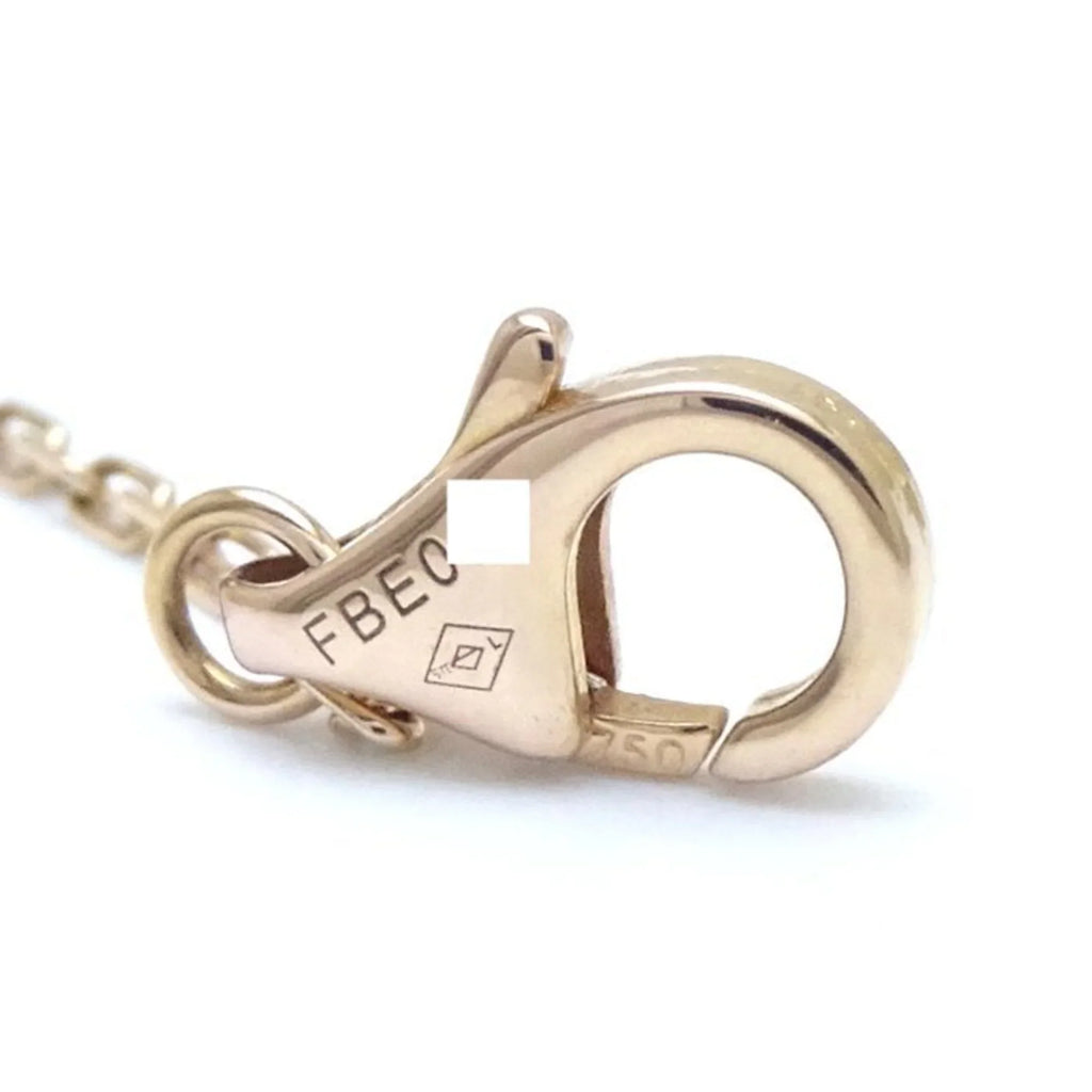 Diamond 291637 Trinity Necklace New) Pre-Owned K18 Gold Heart Three-Color CARTIER (Like B7061200
