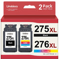 276 Ink TS3520 - TS3522 for TS3500 PIXMA Black and Pack , 275XL Canon Ink (2 for Cartridges Tri-color) Printers 275 TR4700 TR4720