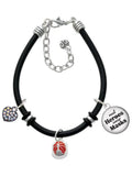 Charm Enamel Wear Heroes Real Delight Jewelry Silvertone Firefighter Masks Red Bracelet Helmet Rubber Black Dome