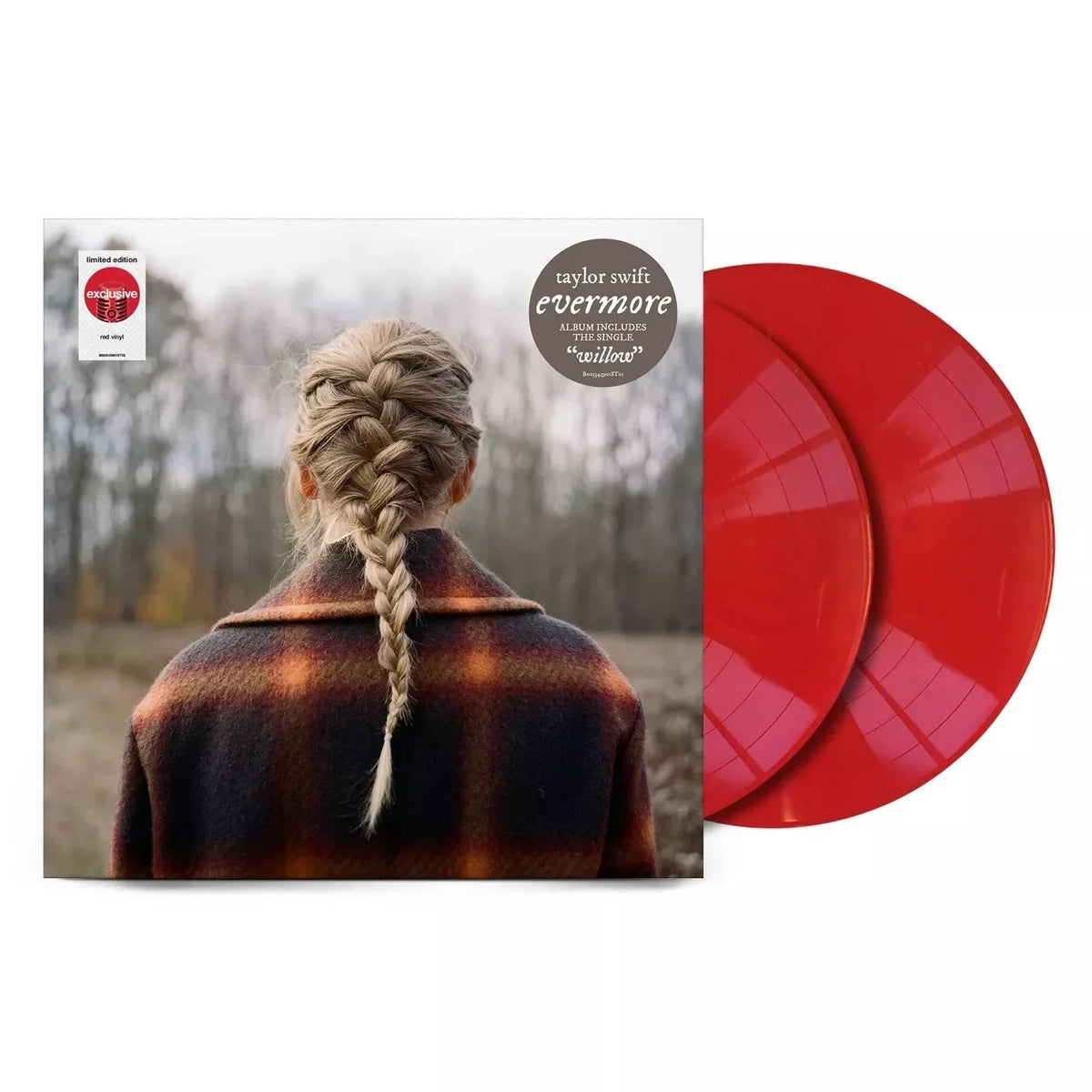 Evermore Edition LP Red Swift - Exclusive Taylor Vinyl Record Limited 2x