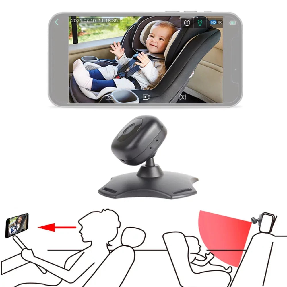 Anself Baby - with 360° Powered USB Mirror Car Camera Vision and Night Rotation Wireless