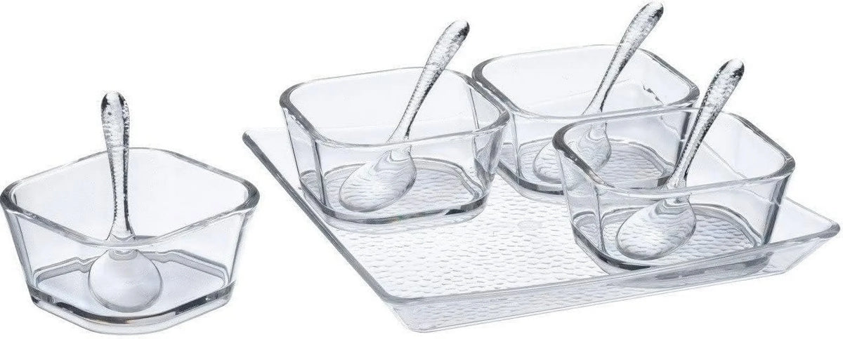 Pack 6) Events, (7.75" X Spoons 7.75" For Premium With Parties, 1", & Serving Clear Perfect - Set Dining X Of
