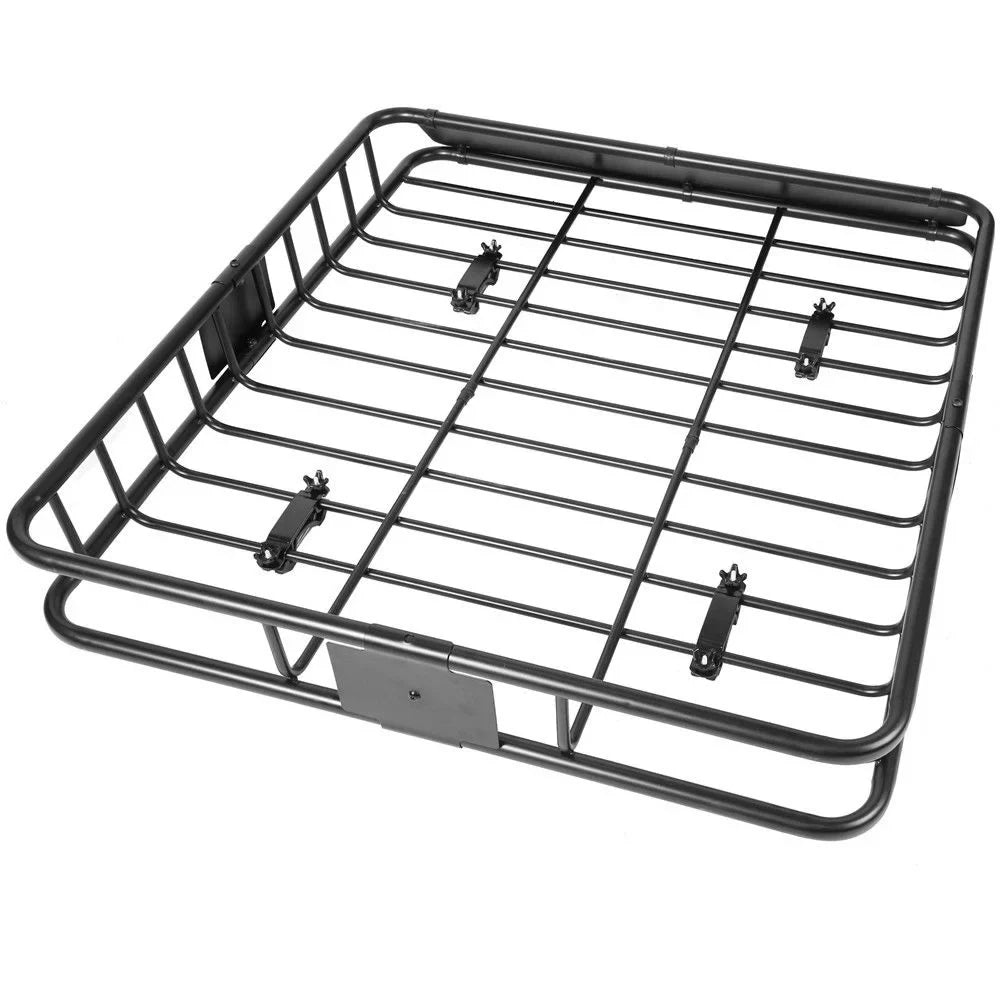 Roof 6" Top Rack Cargo x Holder - lbs Carrier 150 Carrier Cargo X Universal Steel 44" 39" Black Luggage Rooftop Jeremywell