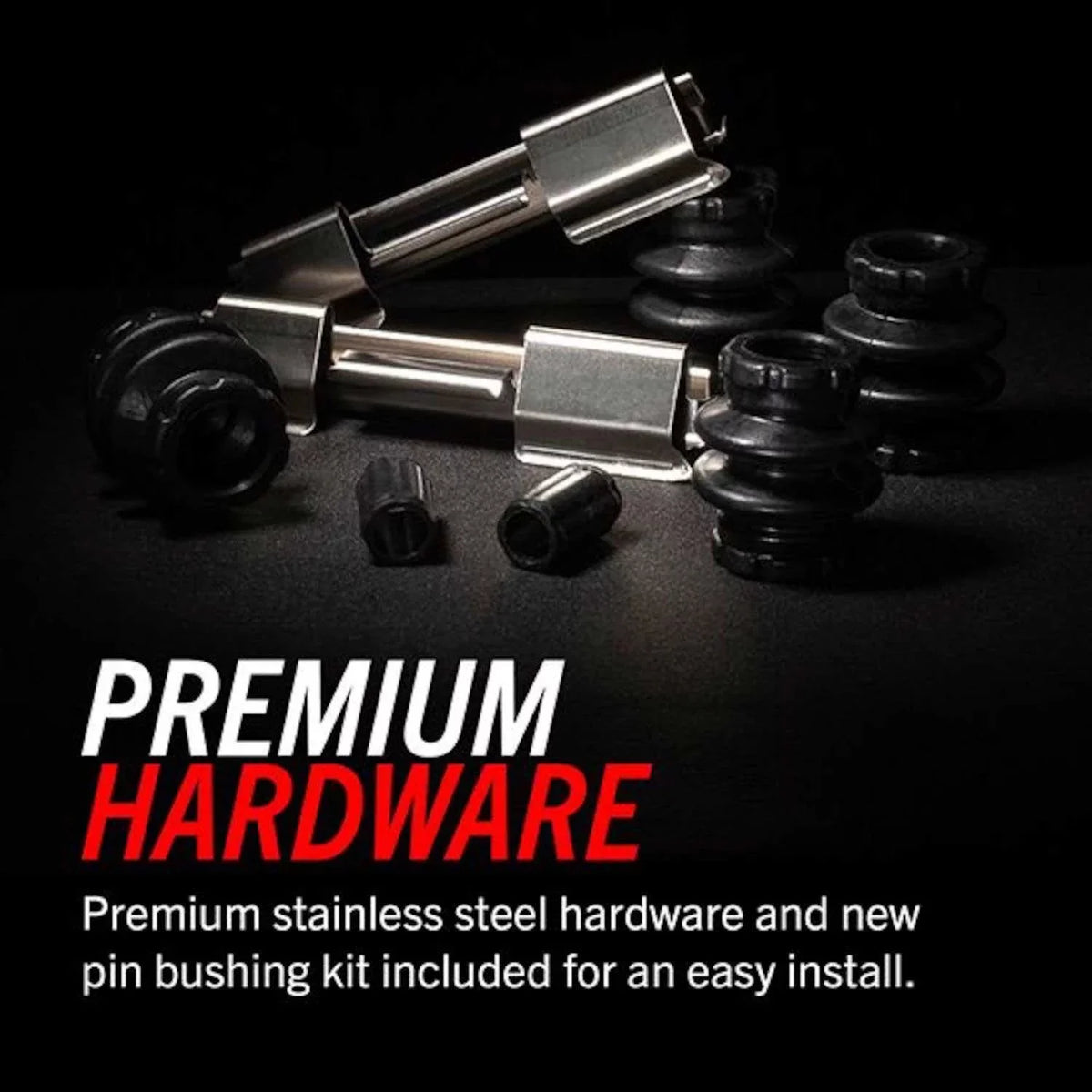 Power Evolution with Brake 17-2285 Ceramic Pads Front Z17 Hardware Stop