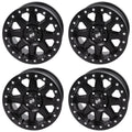 Wheel For 2021-2022 Pro Hd10 3.0 Matte Black Can-Am + 4/137 Lone 14X7 Tusk (4 Pack) Star Defender Beadlock 4.0 Uinta
