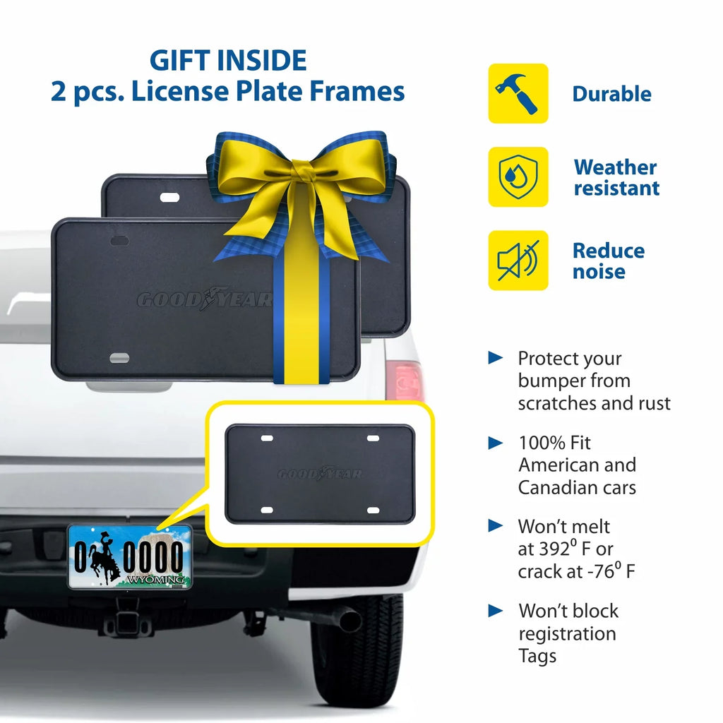 for Regular - 2 Vent Accessories, Goodyear Cab/SuperCrew/SuperCab, Rain Window pcs Deflector, Car Cars, Deflectors F150 2021-2024 in-Channel Ford GY003497 Guards, Visors Shatterproof Window for