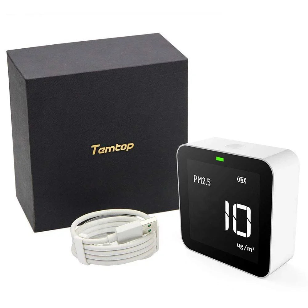 TVOC HCHO Real-Time Tester Temtop AQI Quality Indoor PM2.5 for Monitor M10 Air