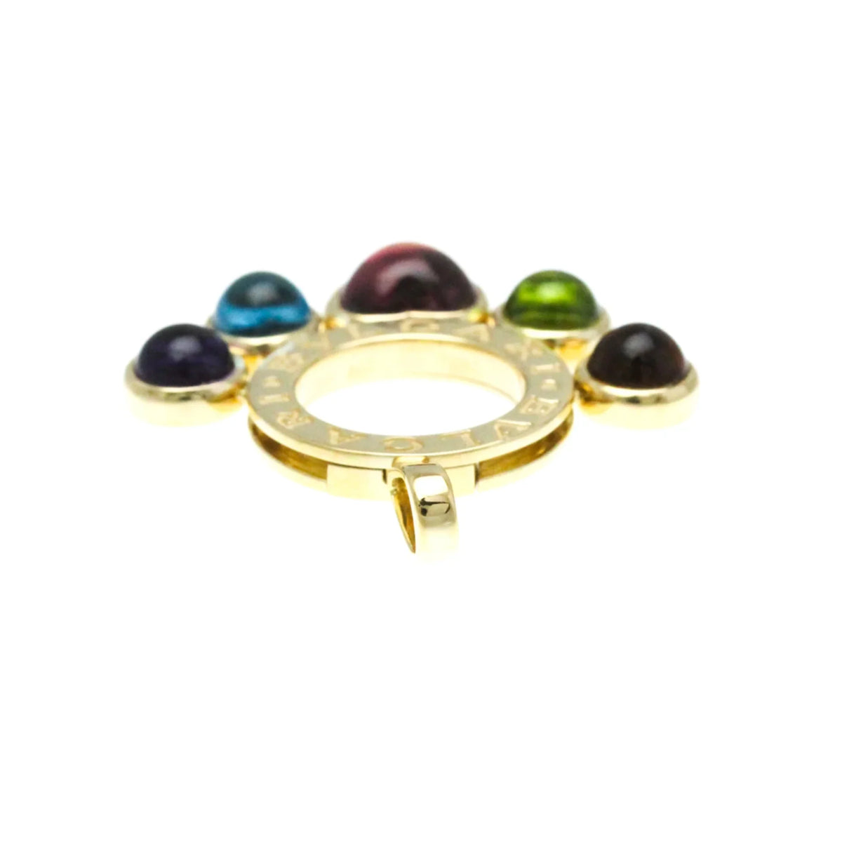 Amethyst,Citrine,Peridot,Topaz,Tourmaline Yellow Bvlgari Women,Men Gold Allegra (Gold) Pendant (Good) Fashion (18K) Necklace Pre-Owned