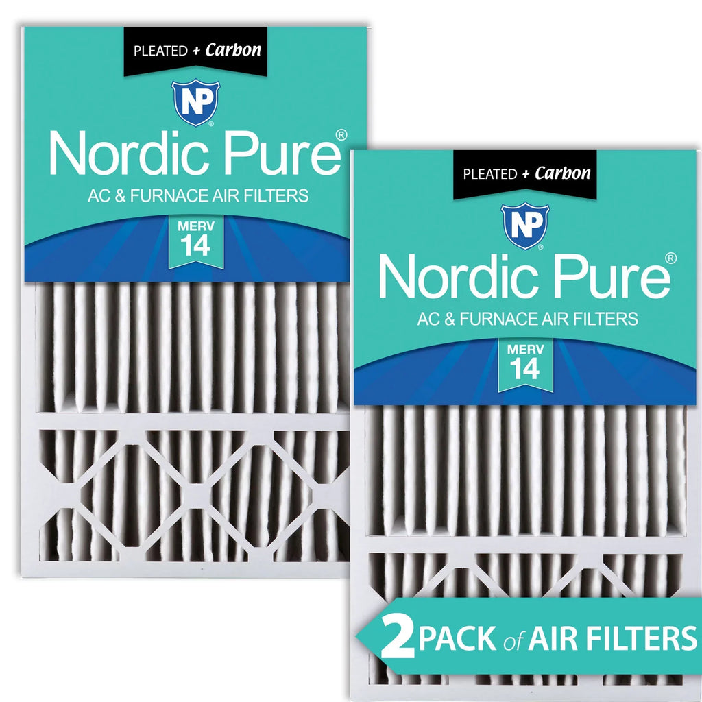 16x25x5 (4 14 Replacement Pack MERV Plus Carbon Filters Honeywell Air 3/8) 2