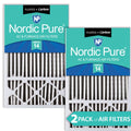 16x25x5 (4 14 Replacement Pack MERV Plus Carbon Filters Honeywell Air 3/8) 2
