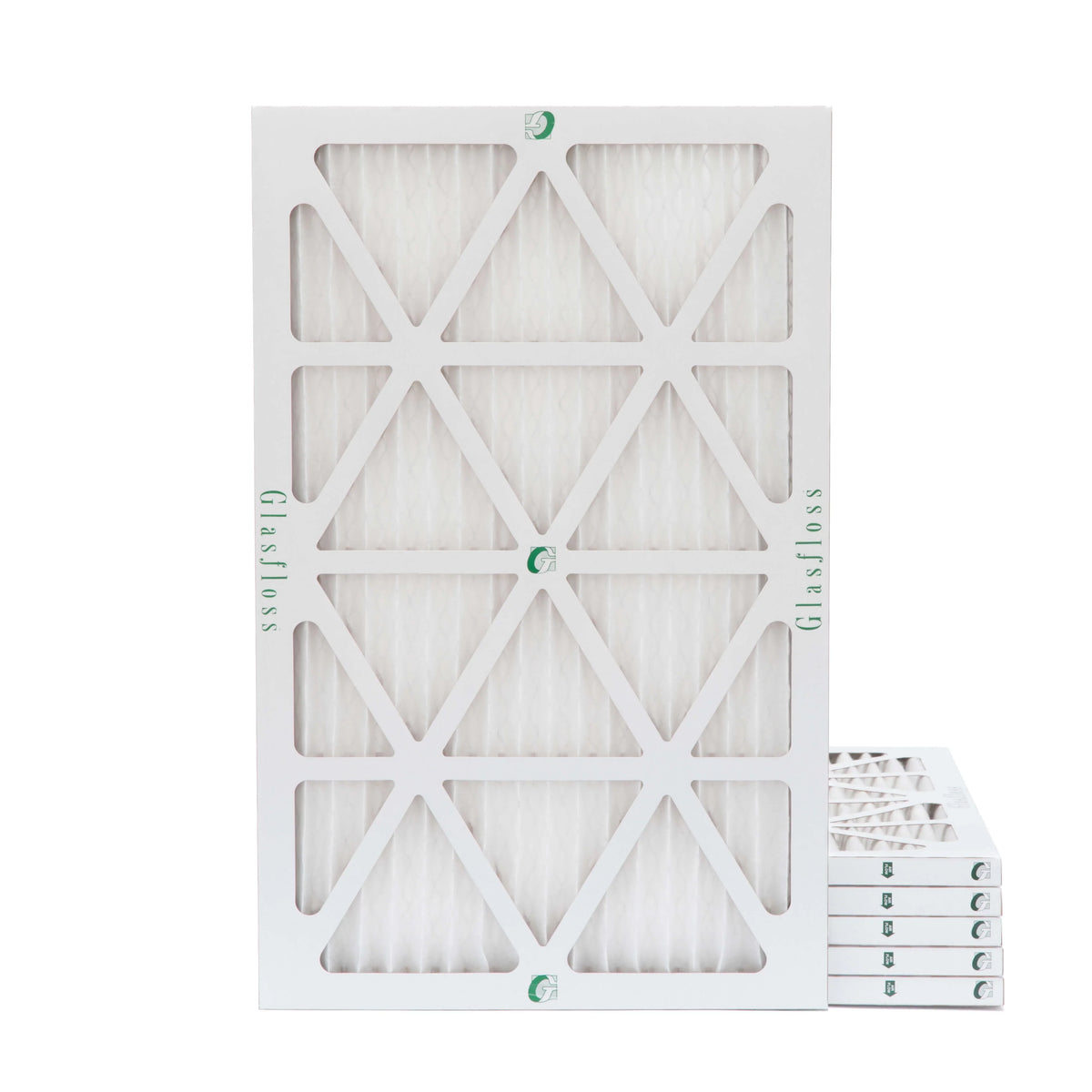 6 x of x 11-1/2 7/9 MERV Air Pack Pleated Actual 13 by Filters Glasfloss. 24-1/2 Size: 12x25x1