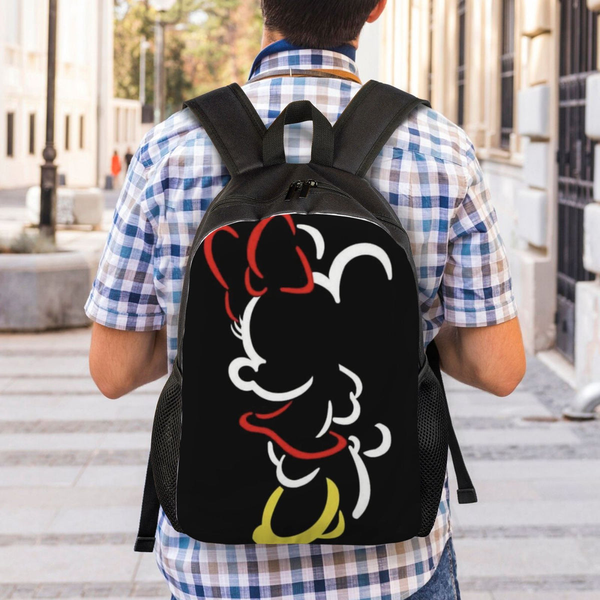 Printed Anime Backpacks Multipurpose Bags Minnie Travel Cartoon 3D Casual Daypacks Backpack